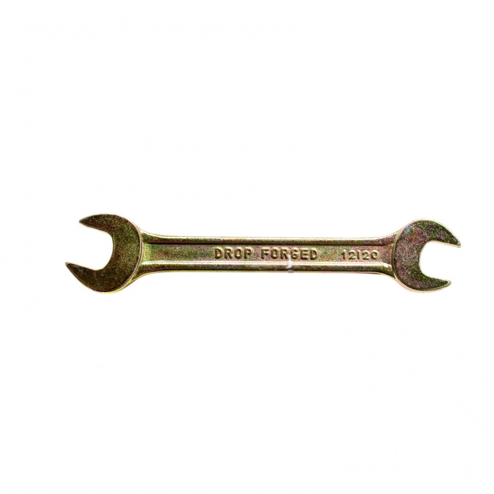 Ключ рожковый, 12 х 13 мм, желтый цинк Сибртех - фото 1 - id-p207767483