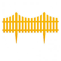 Забор декоративный "Гибкий", 24 х 300 см, желтый, Россия, Palisad, фото 2