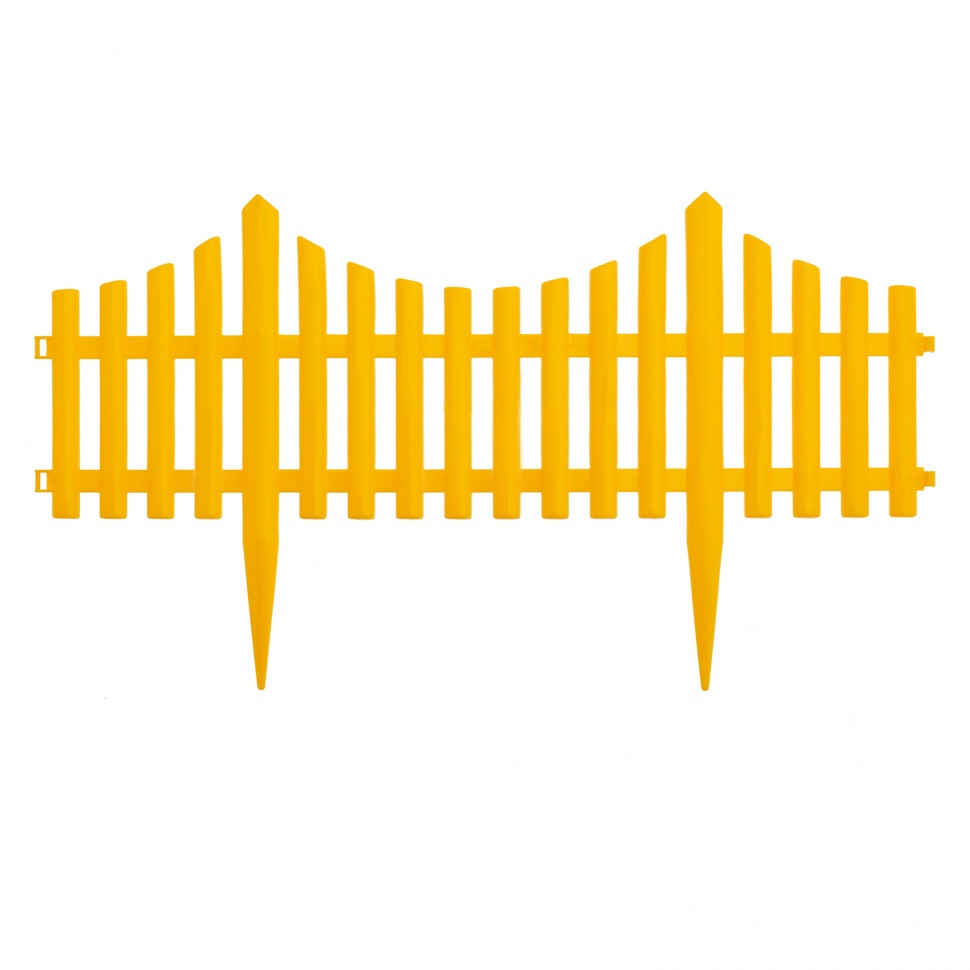 Забор декоративный "Гибкий", 24 х 300 см, желтый, Россия, Palisad - фото 2 - id-p207768818