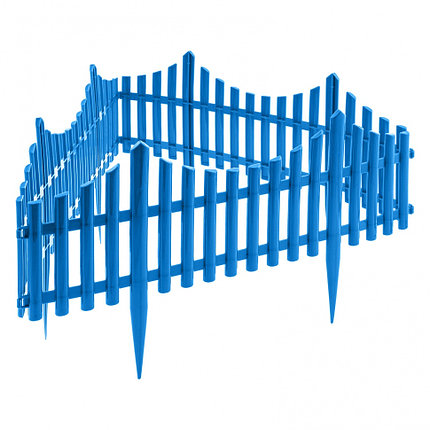 Забор декоративный "Гибкий", 24 х 300 см, голубой, Россия, Palisad, фото 2