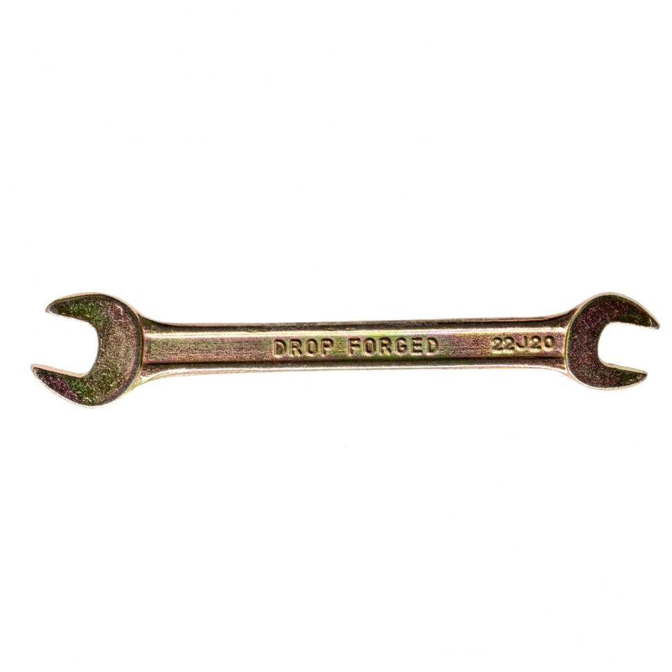Ключ рожковый, 8 х 10 мм, желтый цинк Сибртех - фото 1 - id-p207767879