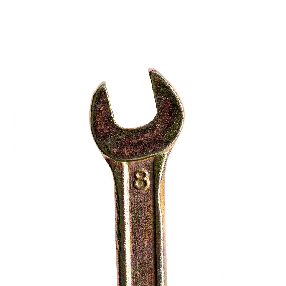 Ключ рожковый, 8 х 10 мм, желтый цинк Сибртех - фото 2 - id-p207767879