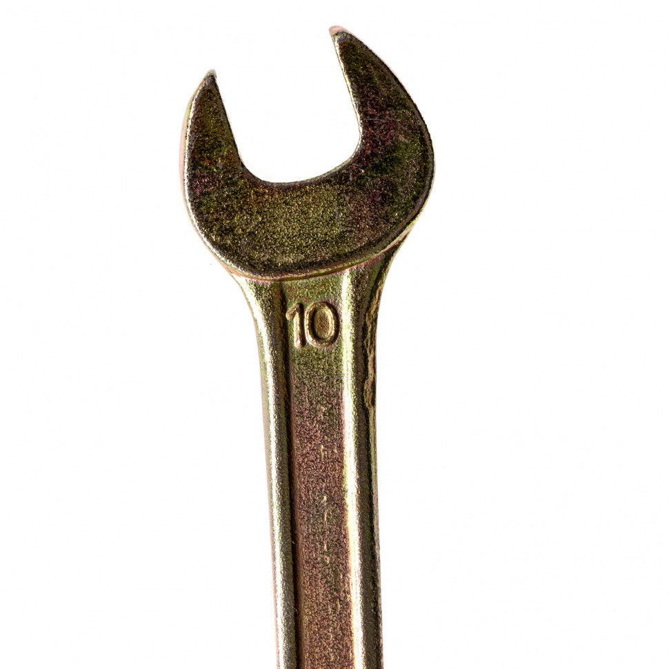 Ключ рожковый, 8 х 10 мм, желтый цинк Сибртех - фото 3 - id-p207767879