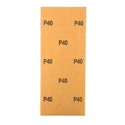 Шлифлист на бумажной основе, P 40, 115 х 280 мм, 5 шт, водостойкий Matrix, фото 2