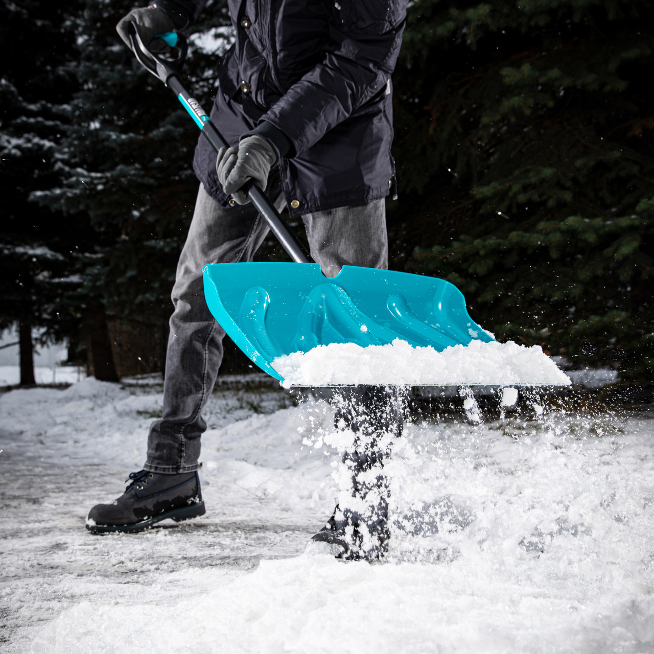 Лопата для уборки снега пластиковая Luxe,460 х 335 х 1300 мм, металлопластиковый черенок, Palisad - фото 9 - id-p207769153