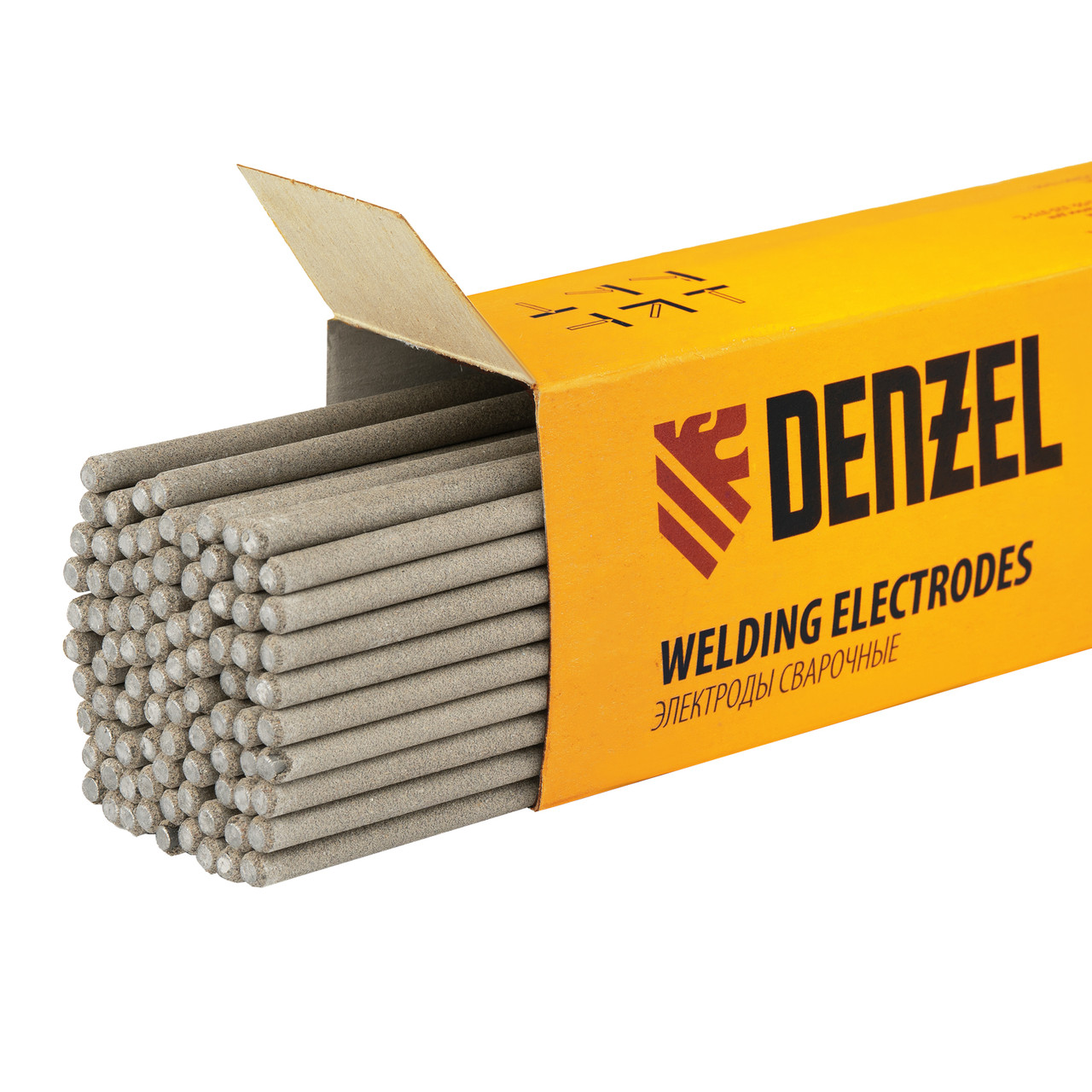 Электроды DER-46, диам. 4 мм, 5 кг, рутиловое покрытие// Denzel - фото 1 - id-p207773937
