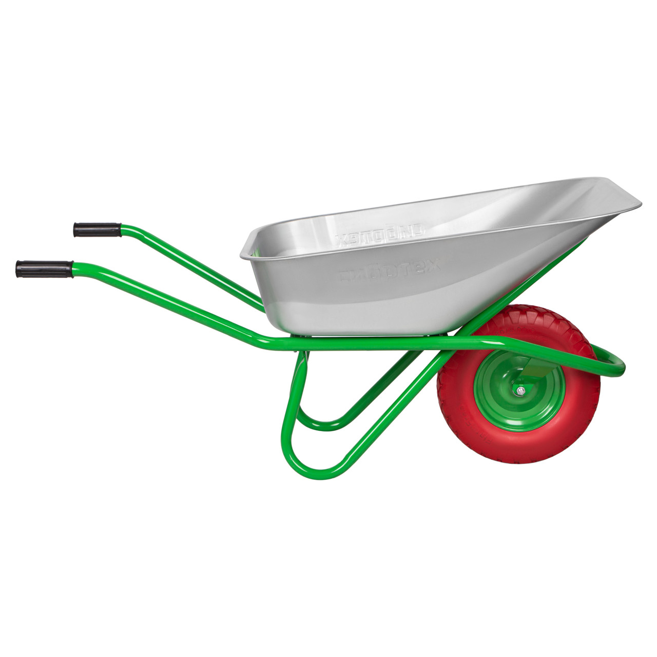 Тачка садово-строительная с PU колесом, грузоподъемность 180 кг, объем 90 л Сибртех - фото 5 - id-p207769326