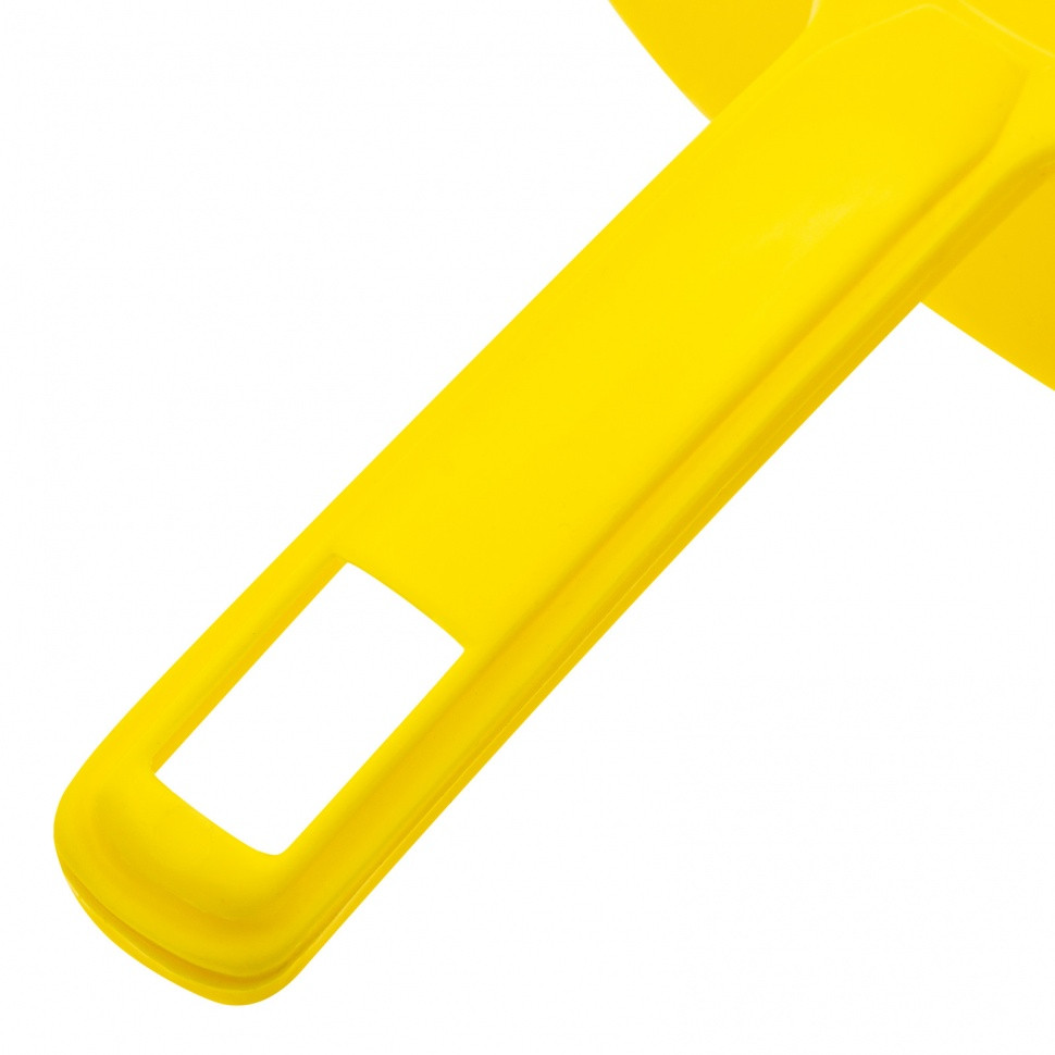 Набор: совок с кромкой 330 x 225 мм и щетка-сметка 285 мм, желтый, Home Palisad - фото 6 - id-p207772143
