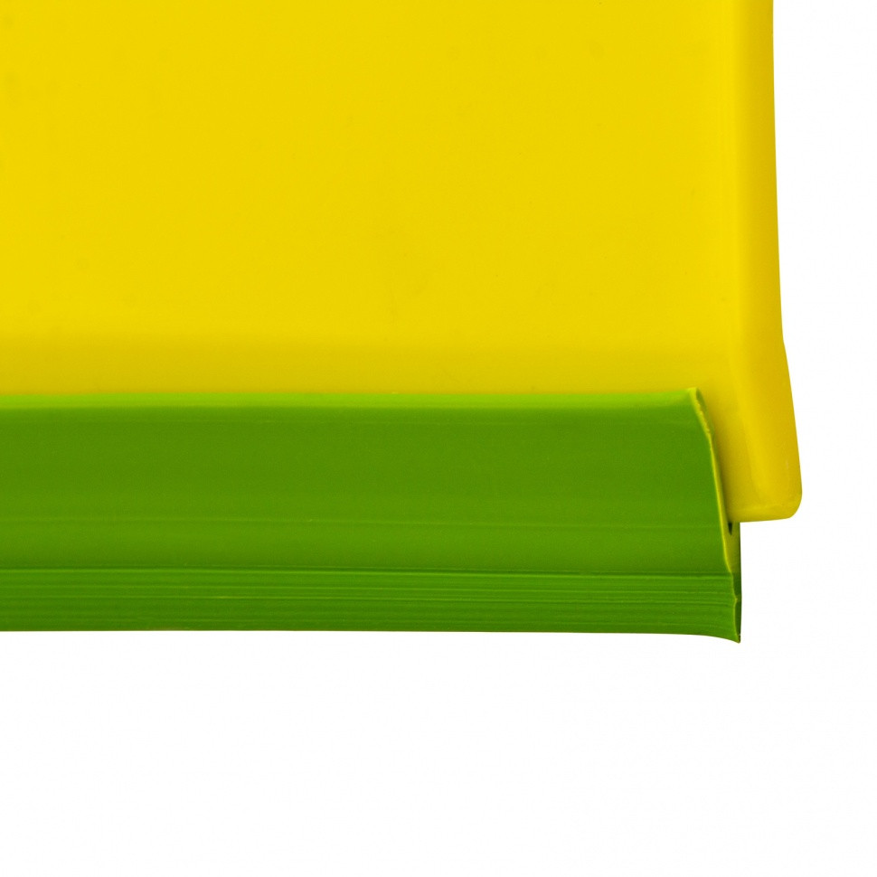 Набор: совок с кромкой 330 x 225 мм и щетка-сметка 285 мм, желтый, Home Palisad - фото 7 - id-p207772143
