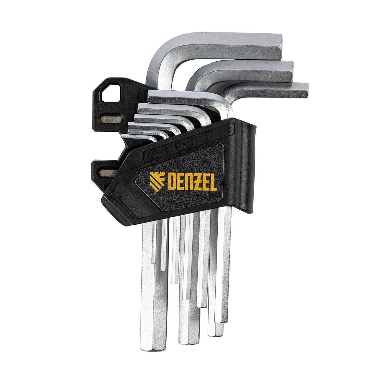 Набор ключей имбусовых, HEX, 1,5-10 мм, CrV, 9 шт. Denzel - фото 2 - id-p207774044