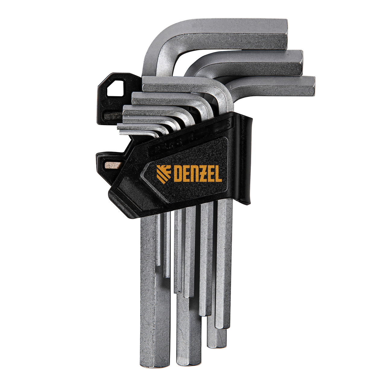 Набор ключей имбусовых, HEX, 2-12 мм, CrV, 9 шт. Denzel - фото 2 - id-p207774045