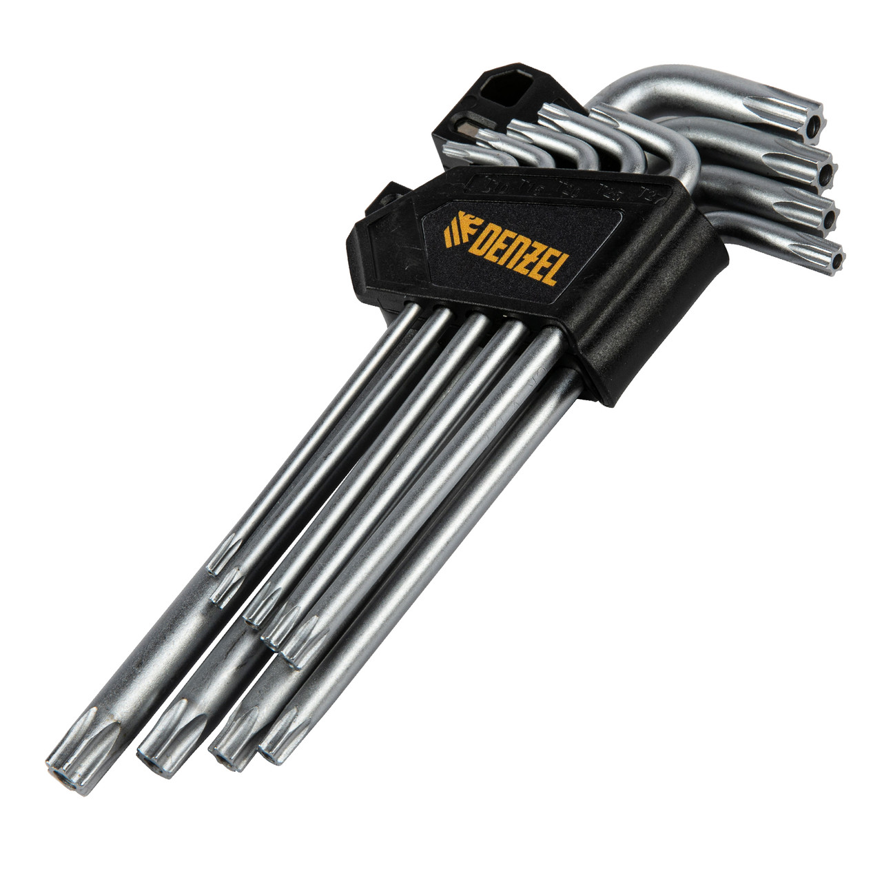 Набор ключей имбусовых Torx-Tempered, TT10-50, CrV, 9 шт., удлиненные Deznel - фото 3 - id-p207774049