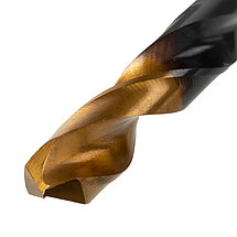 Сверло по металлу, 11 мм, HSS-Tin, Golden Tip, 6 шт. Denzel, фото 3