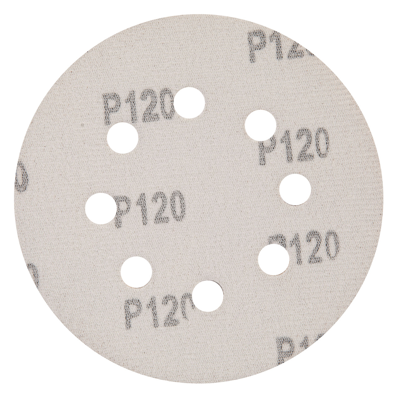 Круг абразивный на ворсовой подложке под "липучку", перфорированный, P 120, 125 мм, 5 шт Matrix - фото 2 - id-p207769516