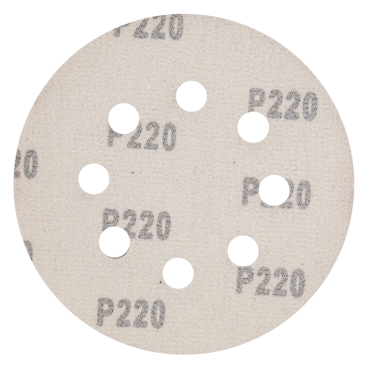 Круг абразивный на ворсовой подложке под "липучку", перфорированный, P 220, 125 мм, 5 шт Matrix - фото 2 - id-p207769517