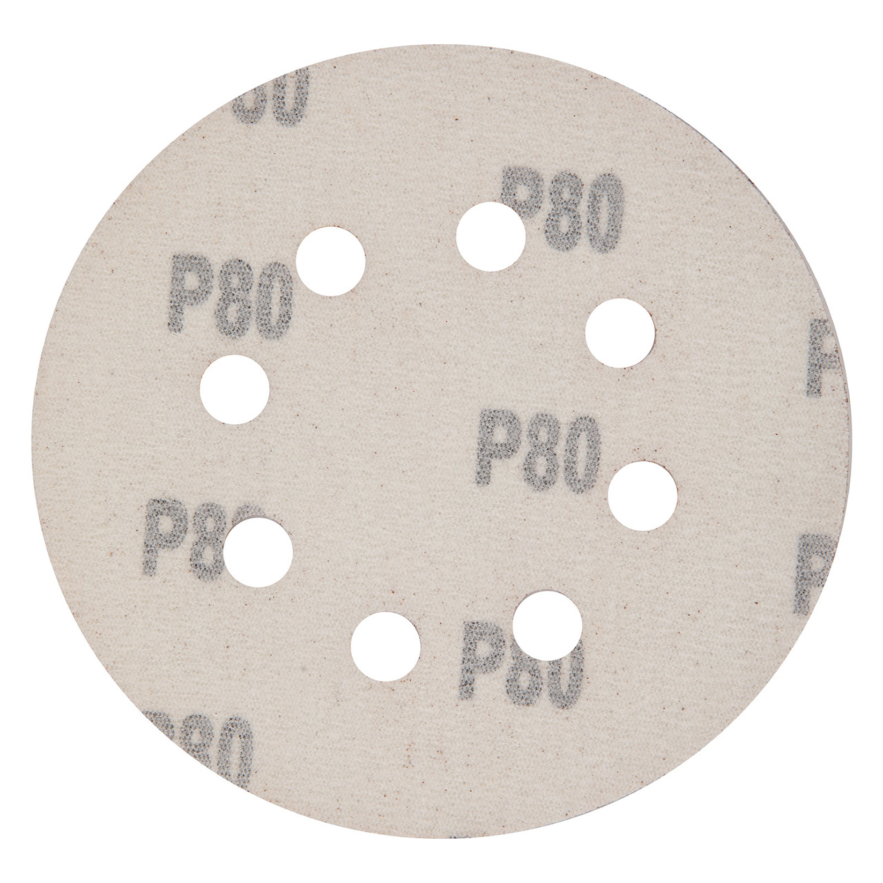 Круг абразивный на ворсовой подложке под "липучку", перфорированный, P 80, 125 мм, 5 шт Matrix - фото 2 - id-p207769521