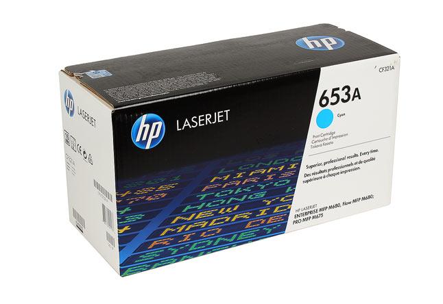 Картридж 653A/ CF321A (для HP Color LaserJet M680) голубой