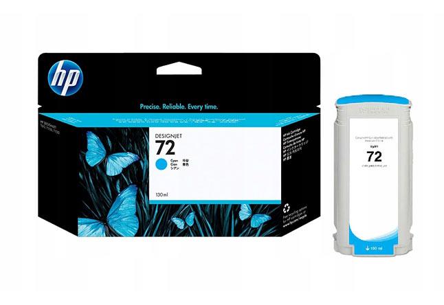 Картридж 72/ C9371A (для HP DesignJet T610/ T620/ T770/ T790/ T795/ T1100/ T1120/ T1200/ T1300/ T2300) голубой