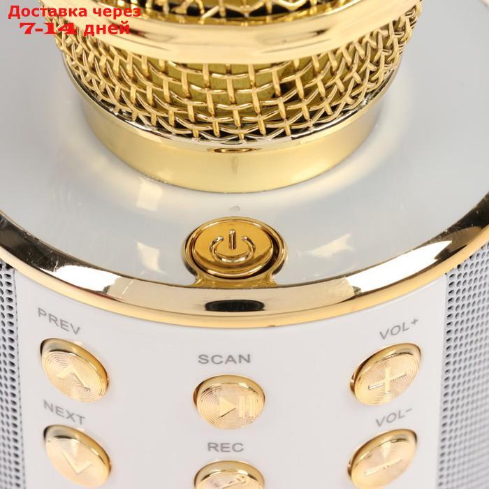 Микрофон для караоке LuazON LZZ-58, WS-858, 1800 мАч, жёлтый - фото 3 - id-p207712009