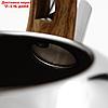Чайник со свистком 2,8 л "Квант", фиксированная ручка soft-touch, цвет коричневый, фото 3