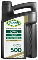 Моторное масло Yacco VX 500 10W-40 5л