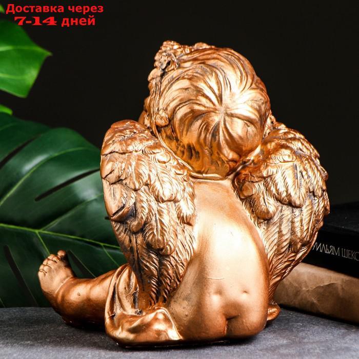 Фигура "Ангел карапуз сидя" бронза 19х22х24см - фото 3 - id-p207712860