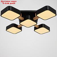 Светильник 35449/5 LED 120Вт 3000-6000К черный 62х62х11,5 см