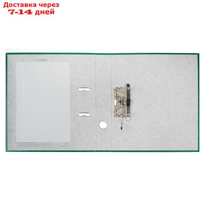 Папка-регистратор А4, 50 мм, Granite, собранный, зелёный, пластиковый карман, картон 1.75 мм, вместимость 350 - фото 2 - id-p207713385