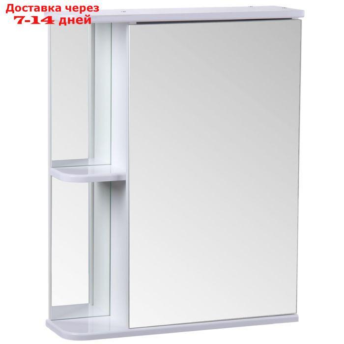 Зеркало-шкаф "Тура", с двумя полками, 55 х 15,4 х 70 см - фото 1 - id-p207714244