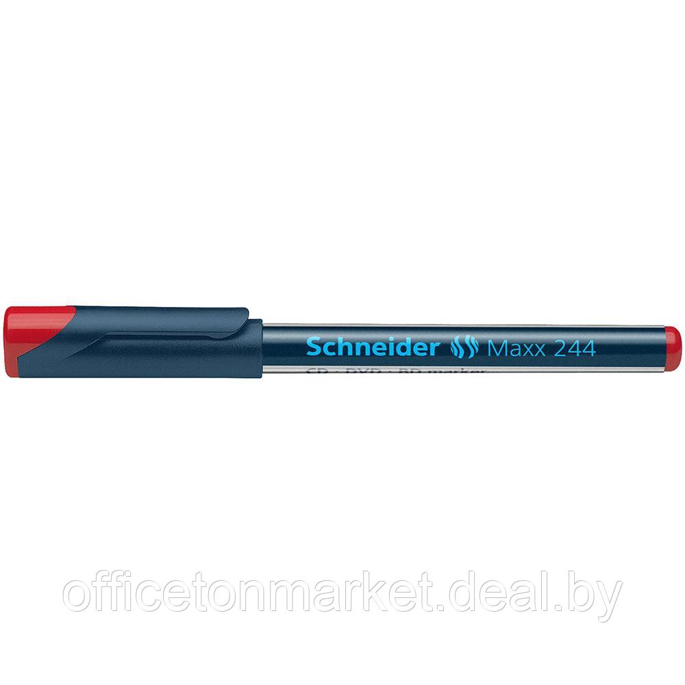 Маркер перманентный "Schneider Maxx 244", красный - фото 3 - id-p207723782