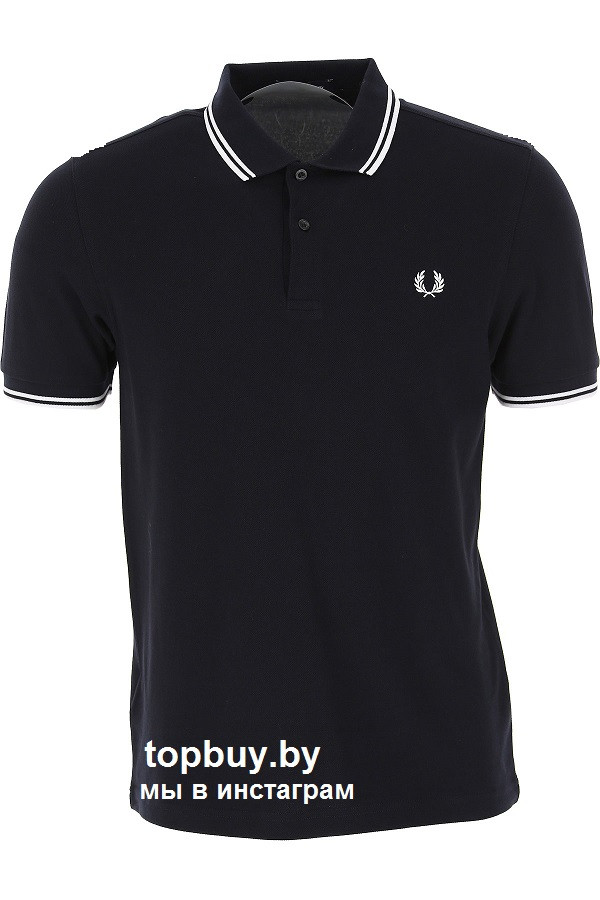 Рубашка-поло Fred Perry, чёрная.