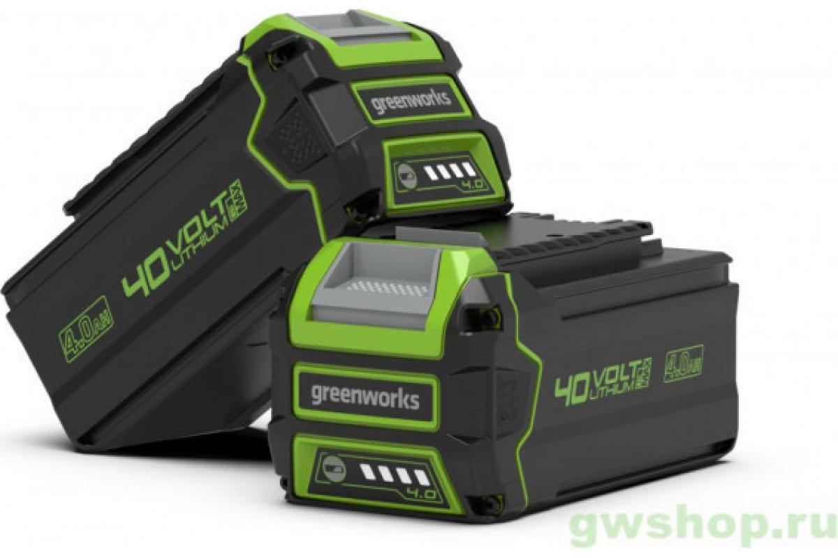 Аккумулятор GreenWorks G40B4 (40V; 4 А/ч) - фото 4 - id-p207793689