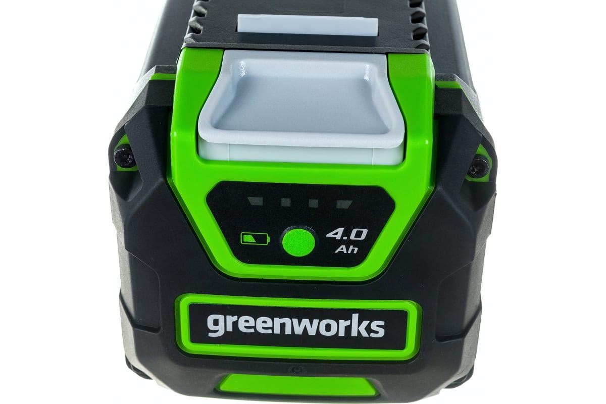 Аккумулятор GreenWorks G40B4 (40V; 4 А/ч) - фото 2 - id-p207793689