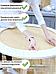 Скатерть тканевая на круглый стол белая водоотталкивающая для кухни на резинке хлопок с пропиткой, фото 4