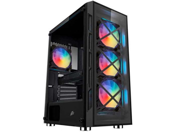 Корпус 1stPlayer FireBase XP-G ATX без БП XP-G-BK-4F1