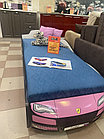 Детская кровать машина Турбо Фея с подъемным матрасом, фото 5