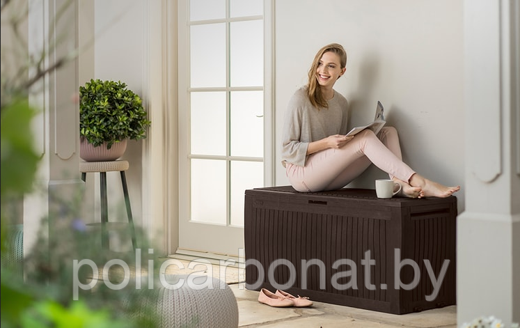 Сундук Comfy Deck Box, коричневый - фото 3 - id-p207592199