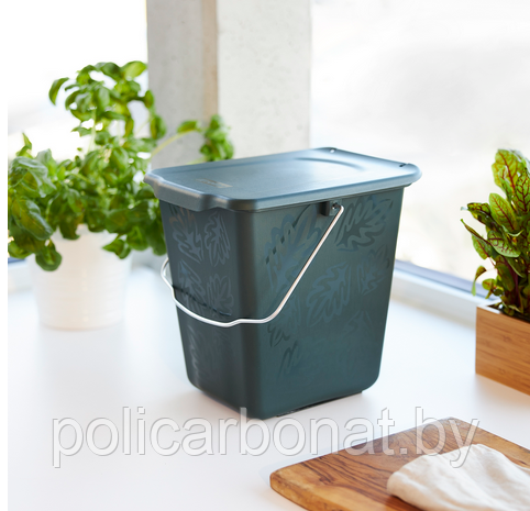 Урна для мусора Compost bucket 7л GREENLINE, зеленый - фото 10 - id-p207794871