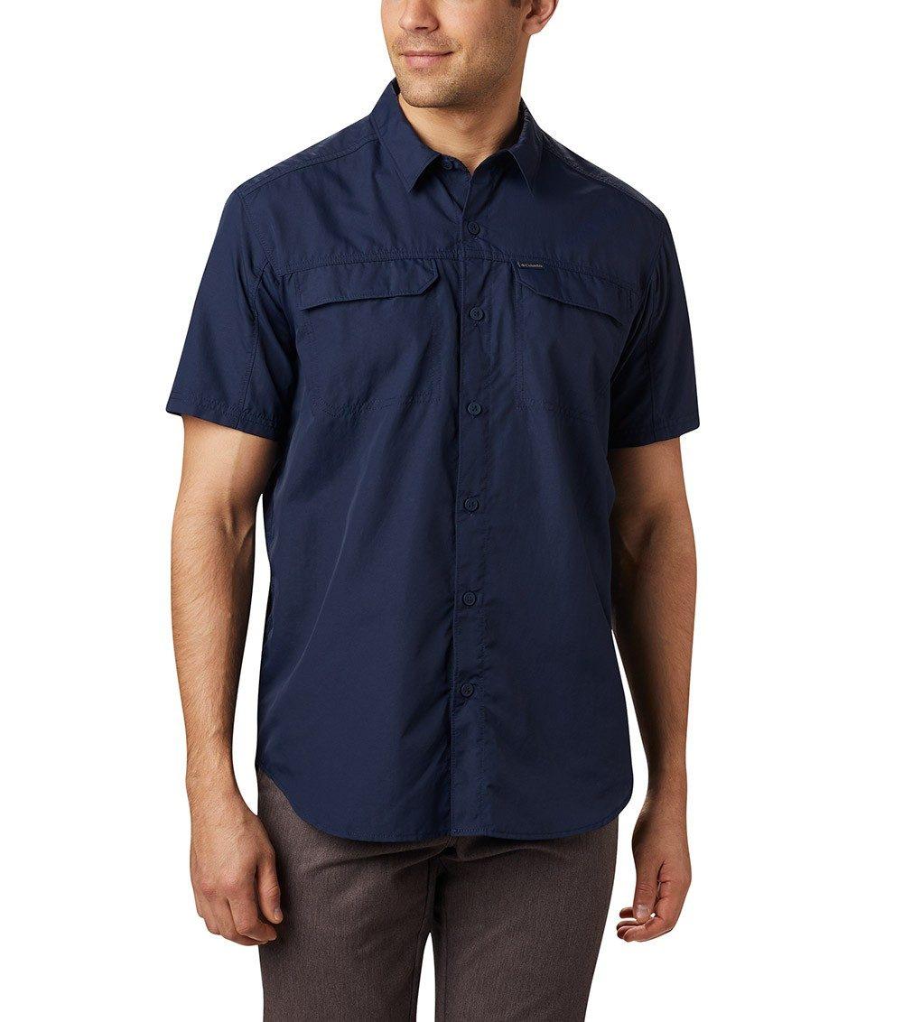 Рубашка мужская Columbia Silver Ridge 2.0 Short Sleeve темно-синий 1838881-464 XL - фото 1 - id-p207799807