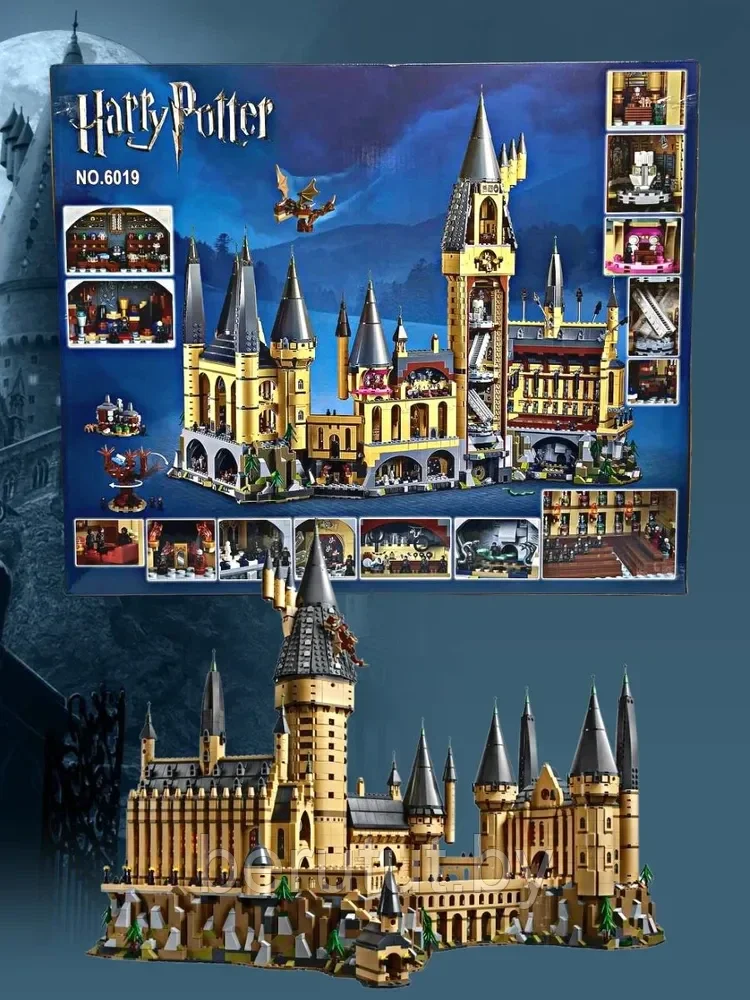 Конструктор Гарри Поттер (Harry Potter) Замок Хогвартс, 6020 деталей - фото 2 - id-p207809747