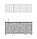 Кухонный гарнитур NN Мебель КГ - 1(1800) Белый / Белый / Цемент светлый / Антарес, фото 3