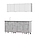 Кухонный гарнитур NN Мебель КГ - 1(1800) Белый / Белый / Цемент светлый / Антарес, фото 2