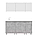 Готовая кухня NN мебель КГ-1 1600 (белый/белый/цемент светлый/антарес), фото 2
