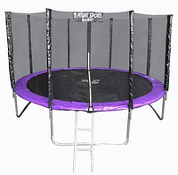 Батут Atlas Sport 404 см (13ft) PRO (усиленные опоры) PURPLE