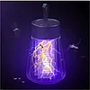 Электрическая лампа ловушка для комаров, мошек, ночных бабочек. Работает c USB, фото 4