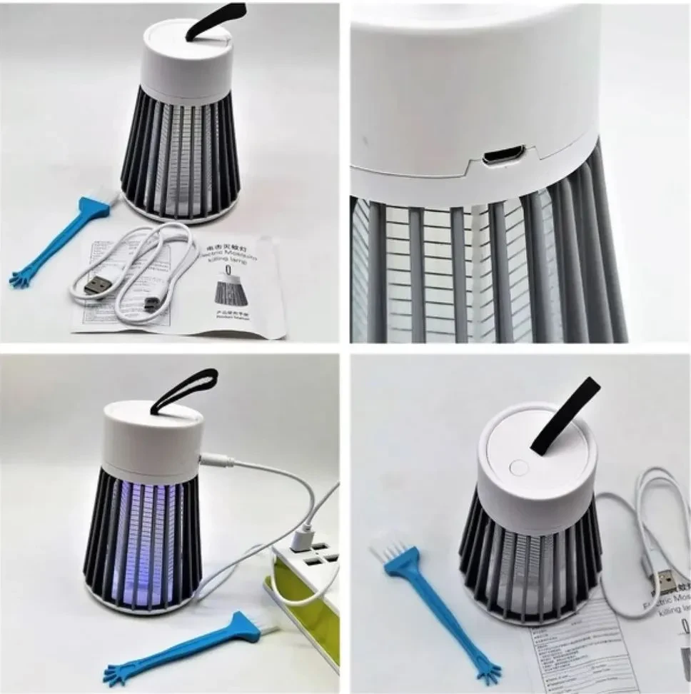 Электрическая лампа ловушка для комаров, мошек, ночных бабочек. Работает c USB - фото 9 - id-p207821862