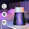 Электрическая лампа ловушка для комаров, мошек, ночных бабочек. Работает c USB, фото 3