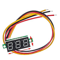 Цифровой вольтметр постоянного тока для автомобилей и мотоциклов (4-40V), DC 0-100V