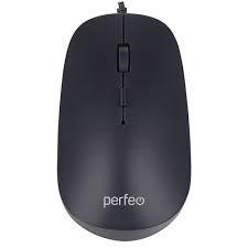 Мышь проводная Perfeo Waist, 4кн, DPI 800-1600, USB, черн. PF_B4895 - фото 1 - id-p207826170