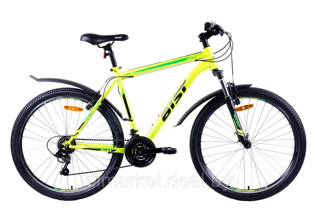 Велосипед AIST Quest/26/18/ желто-зеленый/2022